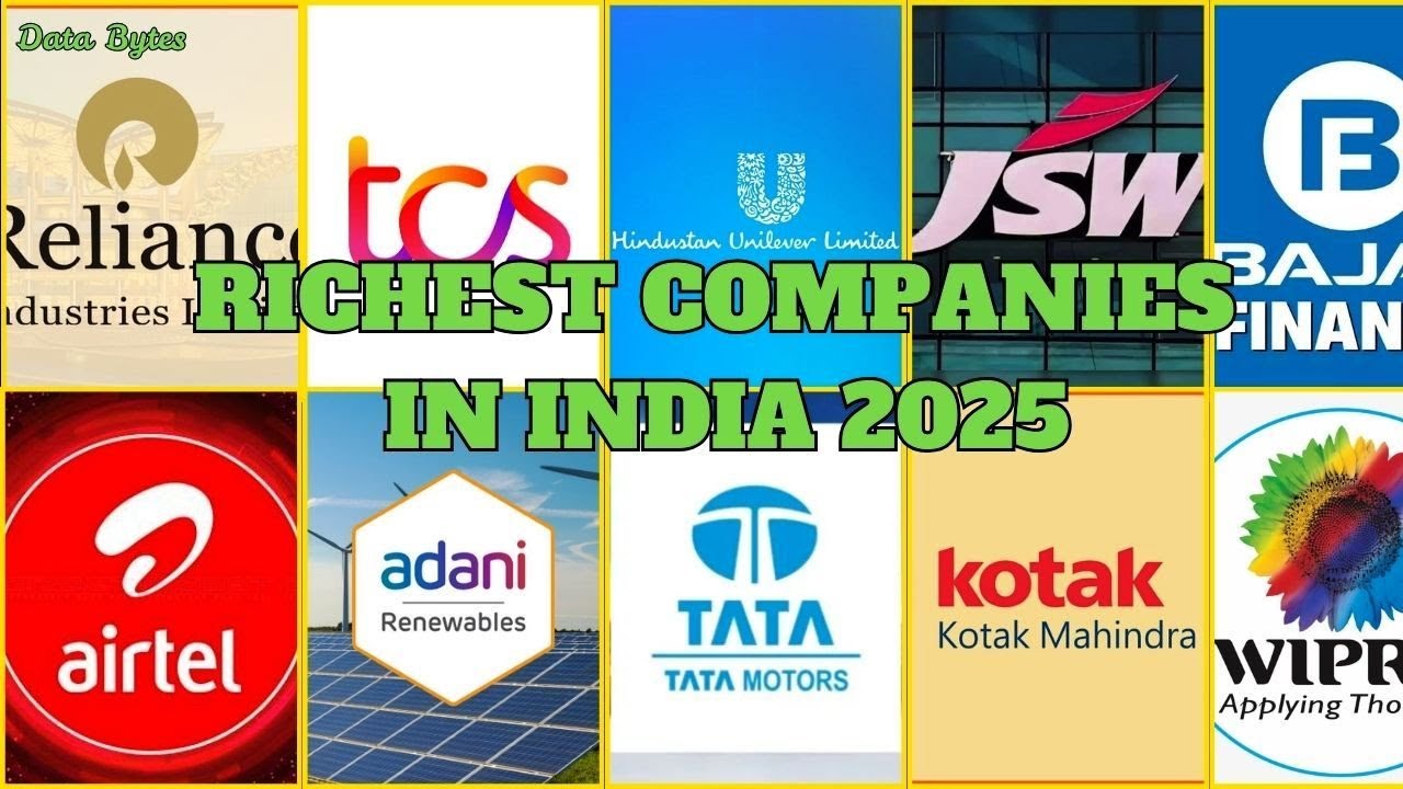 Richest Companies in India 2025 I Data Bytes 247 I - YouTube