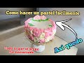 Como hacer un pastel facilmente #hazlotumismo#DIY #MANUALIDADES