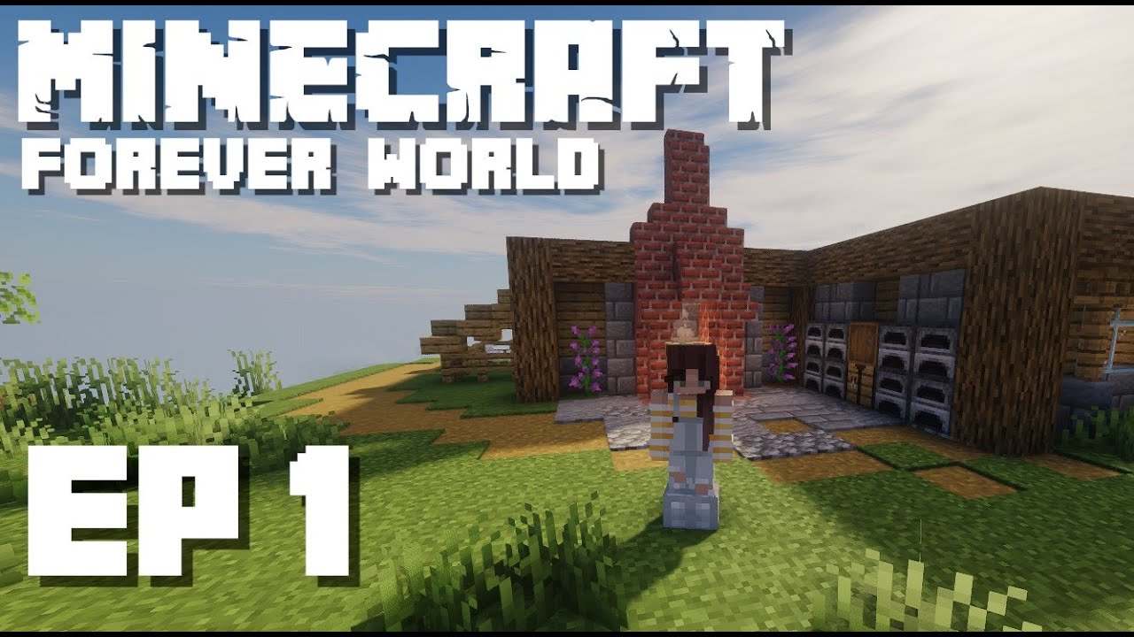 Starting My Forever World | Minecraft Forever World Ep 1 - YouTube