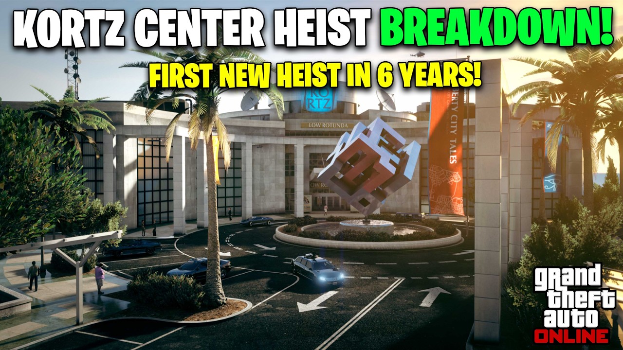 GTA ONLINE "KORTZ CENTER HEIST" DLC INFO BREAKDOWN! Mansion Upgrades, Solo Heists & More!