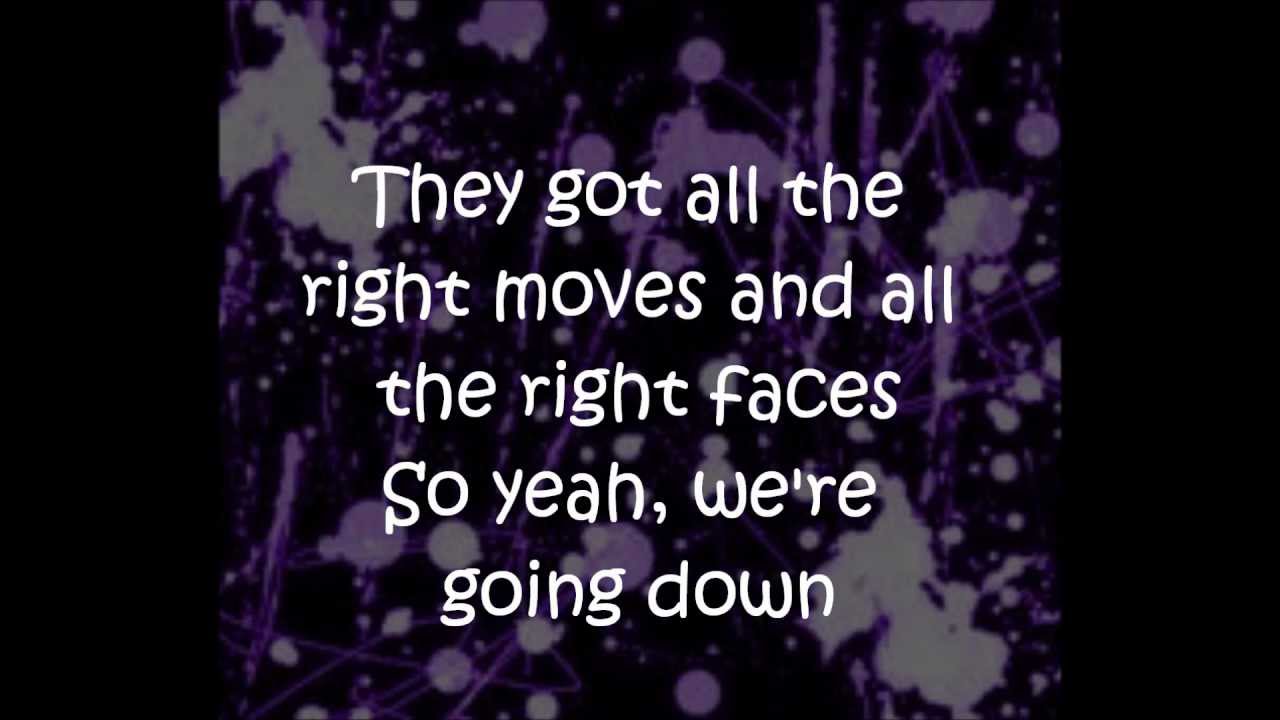 One Republic - All The Right Moves Lyrics - Youtube