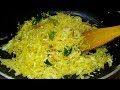      how to make cabbage poriyal  south indian recipe