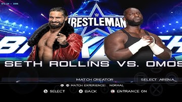 🎮Seth Rollins vs omos match|WWE Backlash highlights|WWE 2k23 Wii gameplay dolphin emulator.