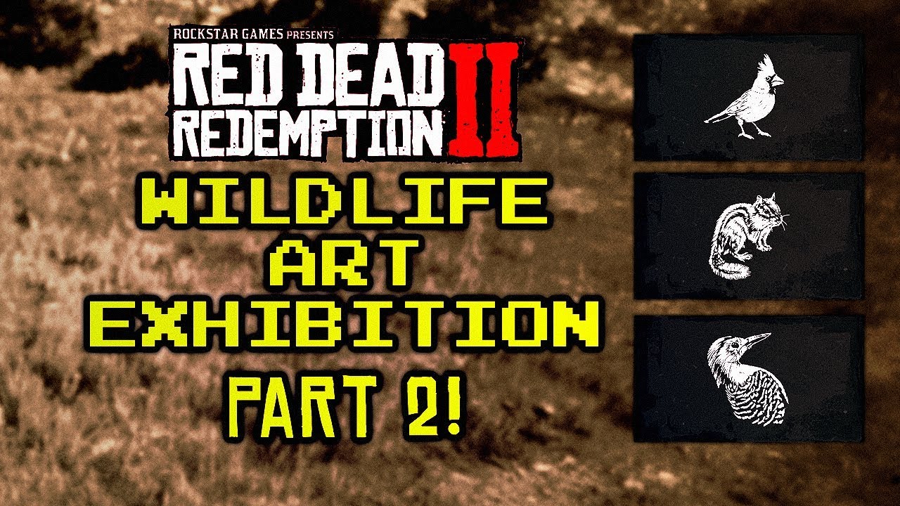 Red Dead Redemption 2 Wildlife Art Exhibition Walkthrough Part 2