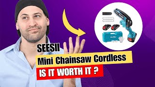 I Was Shocked How Powerful This Mini Chainsaw Is