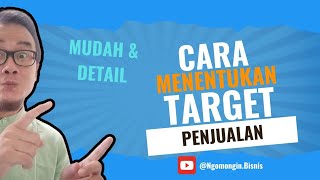 Cara menentukan TARGET PENDAPATAN BISNIS untuk UMKM (Cara menghitungnya)