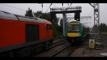 Walsall railway station - DB Schenker Rail & London Midland - 60015 & 170623
