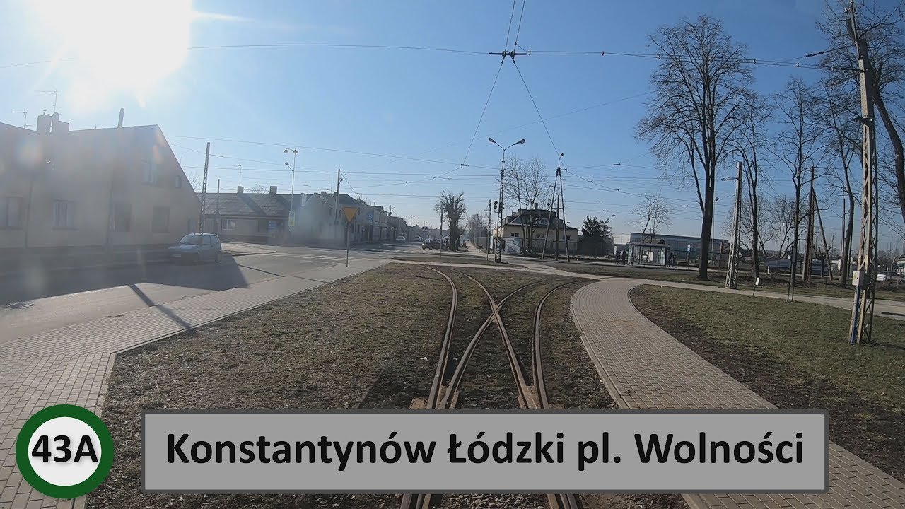 Tramwaje Łódź 2019.  Linia 43A (4K)