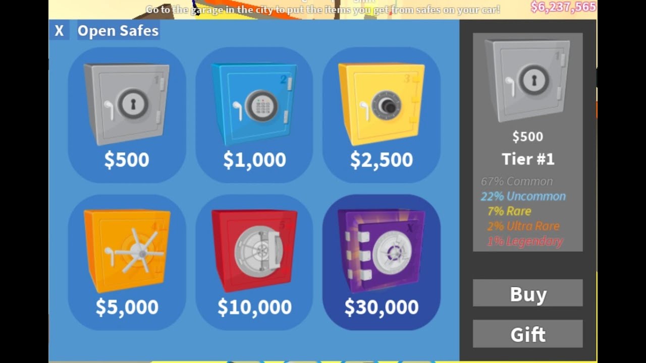 Opening SAFES in Jailbreak - YouTube