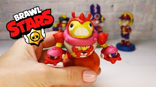 КРАБ ТИК из пластилина  Как слепить новый скин игры БРАВЛ СТАРС  Brawl Stars clay