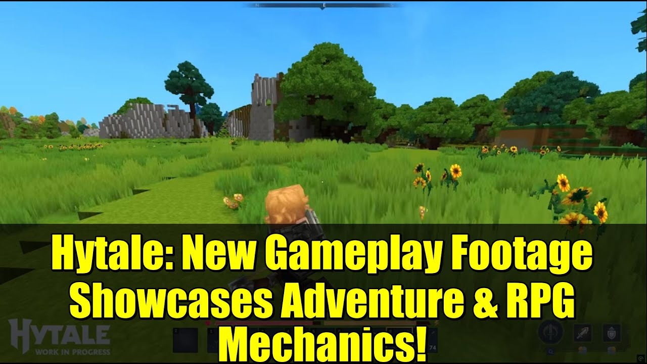 Hytale: New Gameplay Footage Showcases Adventure & RPG Mechanics!