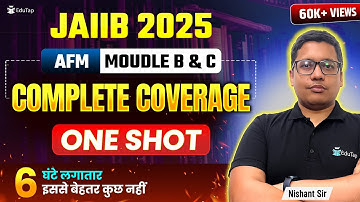 Complete AFM for JAIIB Exam | AFM Complete Syllabus Coverage Classes | Free AFM Videos EduTap