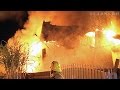 LAFD / Attic Collapse - House Fire / SOLA