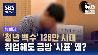 '청년 백수' 126만 시대…취업해도 금방 '사표' 왜? / SBS / 뉴블더