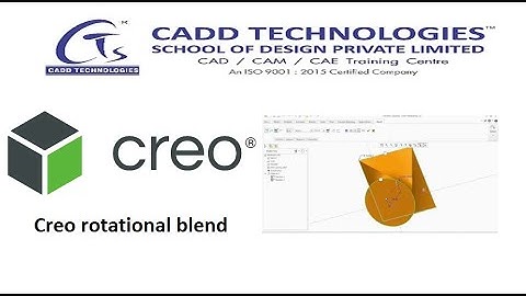 Creo rotational blend