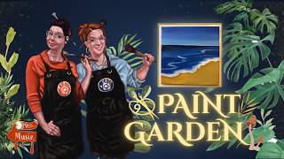 The Paint Garden - Ocean Waves Step 1