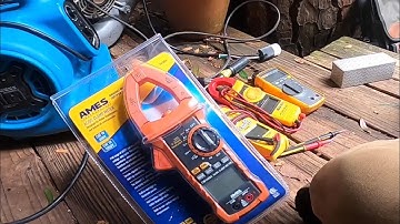 Ames CM1000A clamp meter unboxing, testing, and comparison with Fieldpiece SC680, and Fluke 902