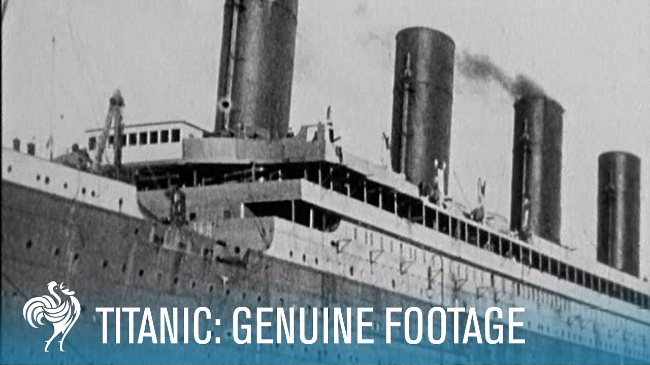 Titanic Real Footage Leaving Belfast For Disaster 1911 1912 British Pathe