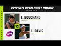 Eugenie Bouchard vs. Lauren Davis | 2019 Citi Open First Round | WTA Highlights
