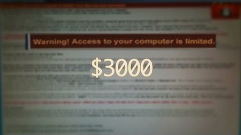 Hackers are holding data for ransom