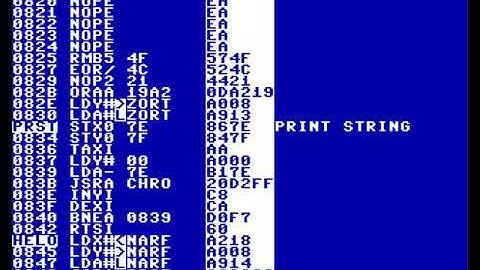 CX16 META/L assembly language editor - introduction