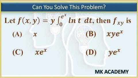 Calculus mcqs with answers and solutions | Second Order Partial Derivative Problem | MK Academy