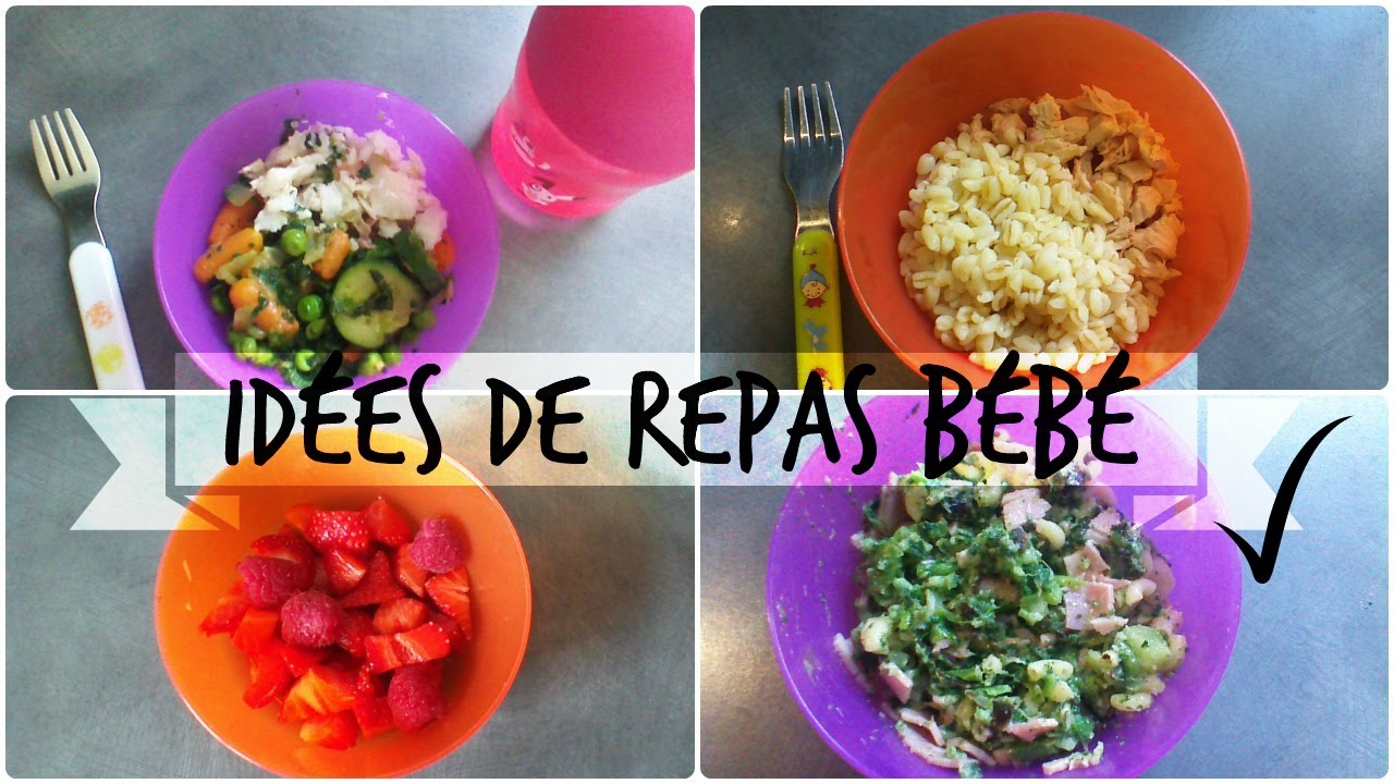 5 Idees De Repas Bebe 18 Mois Youtube