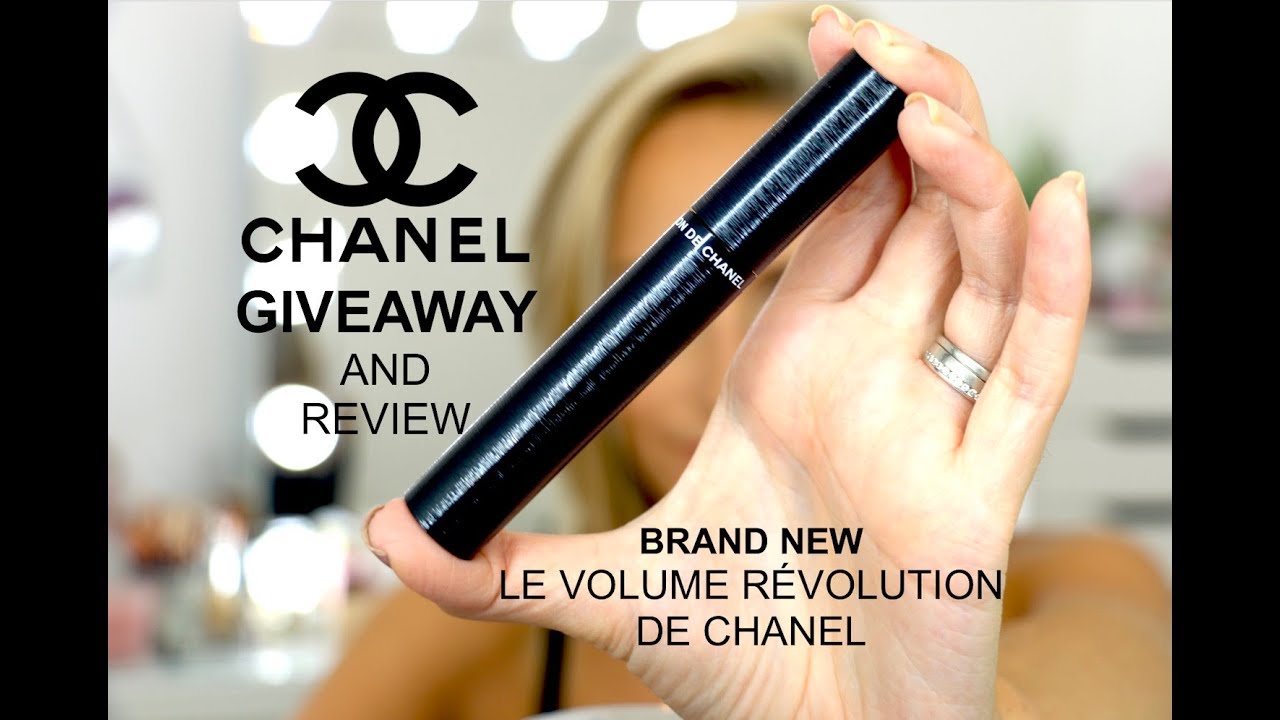 Praktisk Stikke ud dug GIVEAWAY!!!! BRAND NEW CHANEL Le Volume Révolution De Chanel Extreme Volume  Mascara - YouTube
