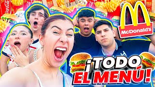 PEDIMOS TODO EL MENÚ DE MCDONALDS con el TEAM DOMMA | Hermanas JM