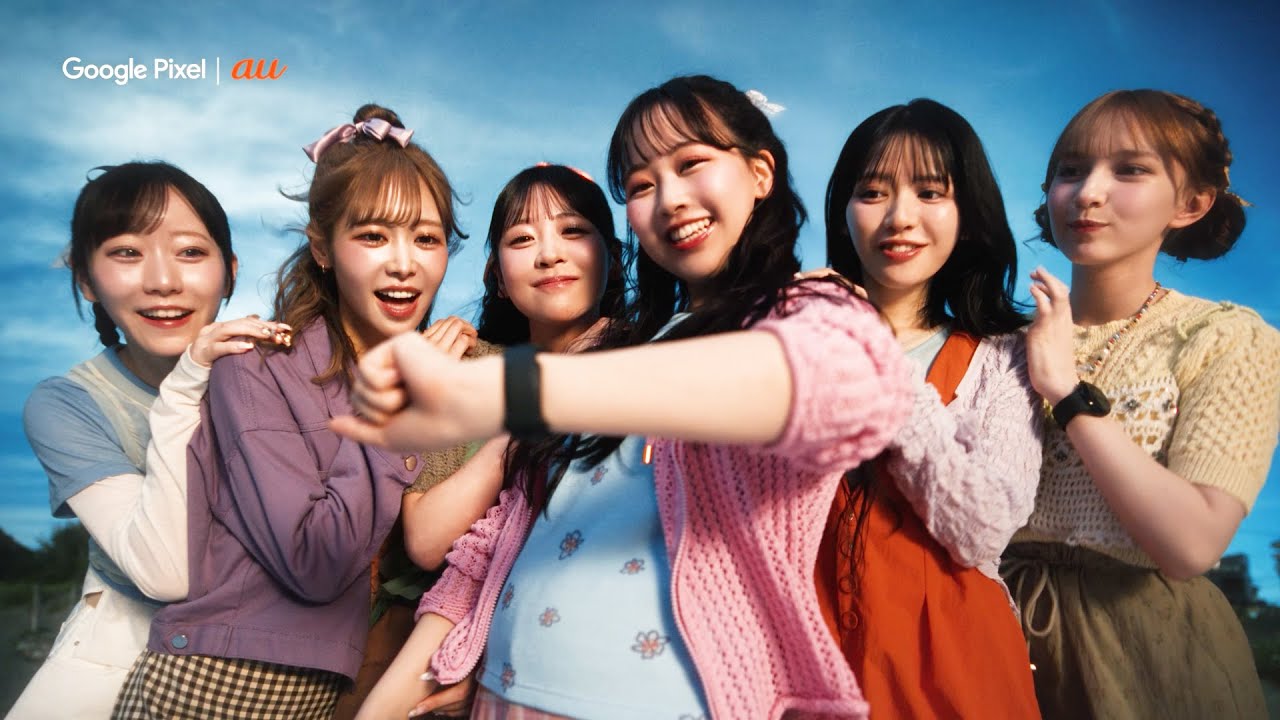 FRUITS ZIPPERがハイキング・花火大会・海でワイワイ！au新CMに初登場