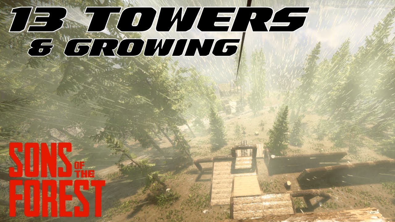 Zipline Fast Travel Setup- Sons of the Forest - YouTube
