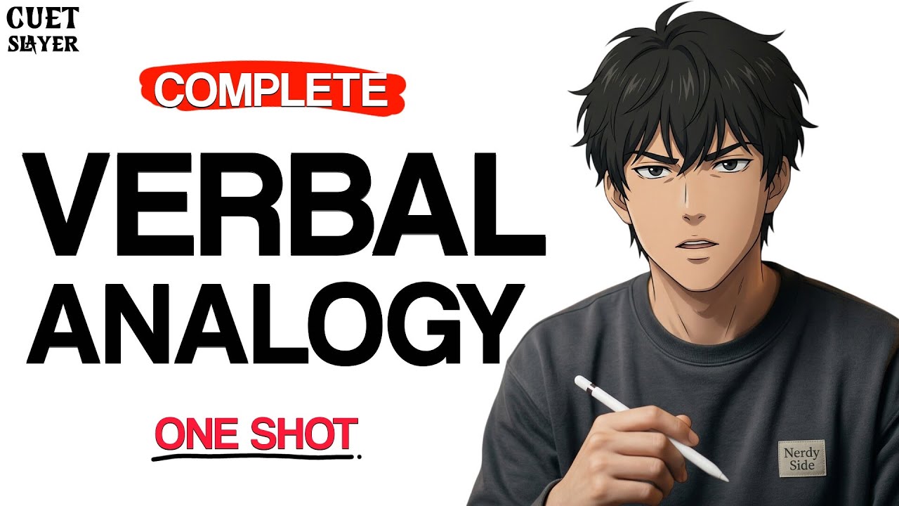 Complete Verbal Analogy in One Shot | CUET English 2026 | All Concepts ...