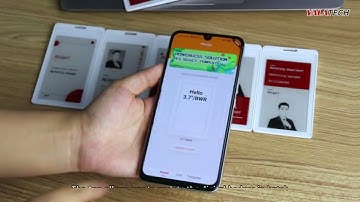 XBADGE  Passive NFC-Powered 3.7inch E-Paper Screen Mini Digital Picture Frames with