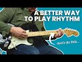 How to play better rhythm chords on electric guitar