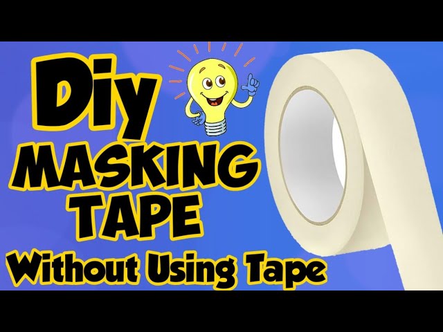 Diy Tape Masking Paper Tape Painting Cover Up Adhesive - Temu