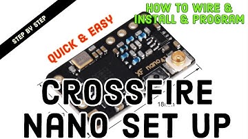 Finally! Quick Guide To Setting Up Crossfire Nano! How To Wire & Install & Program