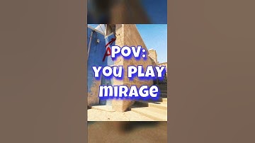 Every Match Of Mirage In CS2 #csgo #cs2 #gaming #navi #faze #shorts #fyp #esports #mirage #streamer