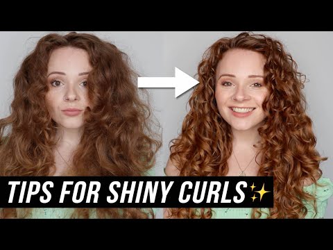 SHINY CURLY HAIR TIPS | HOW TO MAKE CURLY HAIR SHINY