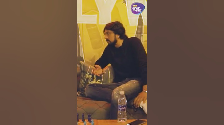 RJ Kruthika | Exclusive live interview with Kiccha Sudeep | 92.2 RADIO KHUSHI | VR