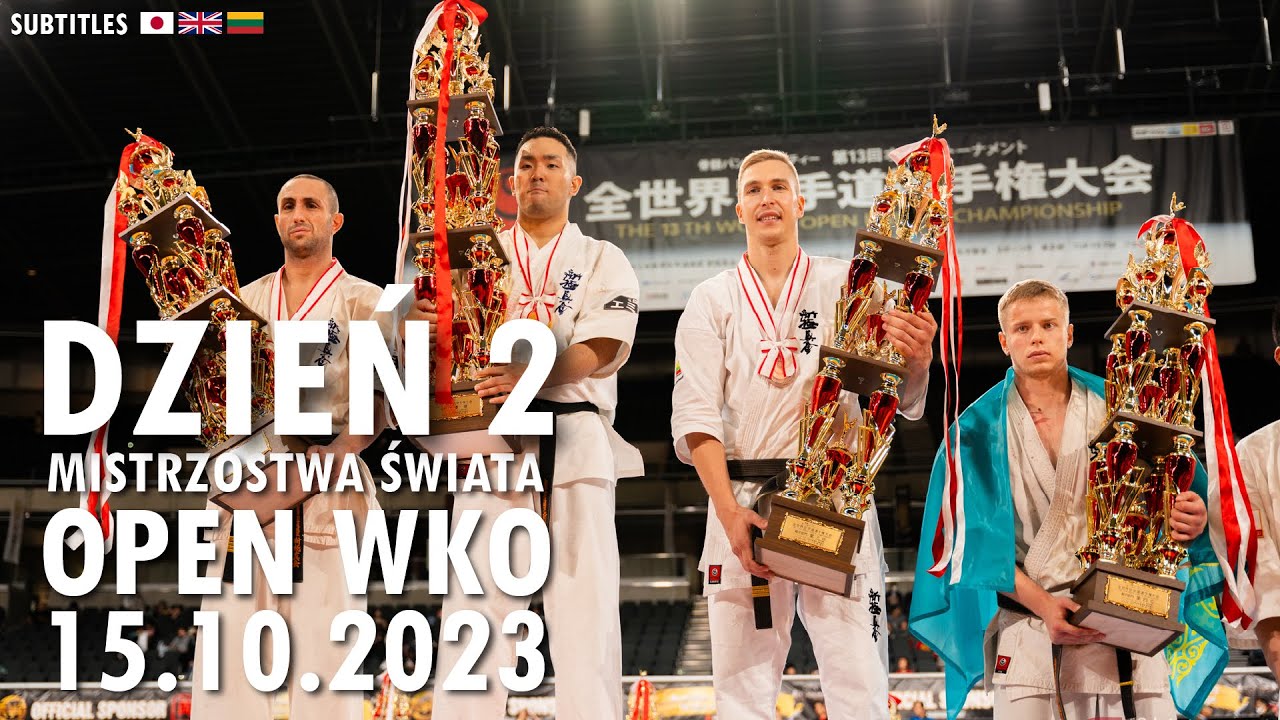 13 Mistrzostwa Świata OPEN Shinkyokushin - Finały - Tokio, 15.10.2023