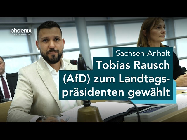 Erster AfD-Landtagspräsident? Konstituierende Sitzung des Landtags Sachsen-Anhalt