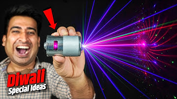 How To Make Best Diwali Light Using Dc Motor - Dc Motor से बनाओ Diwali Light
