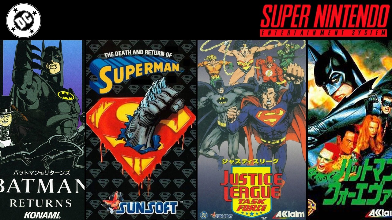 DC Superheroes Games for SNES (Super Famicom) - YouTube