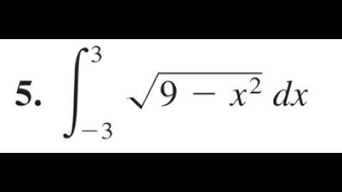 Integrate sqrt(9 -x^2)dx from x=-3 to 3