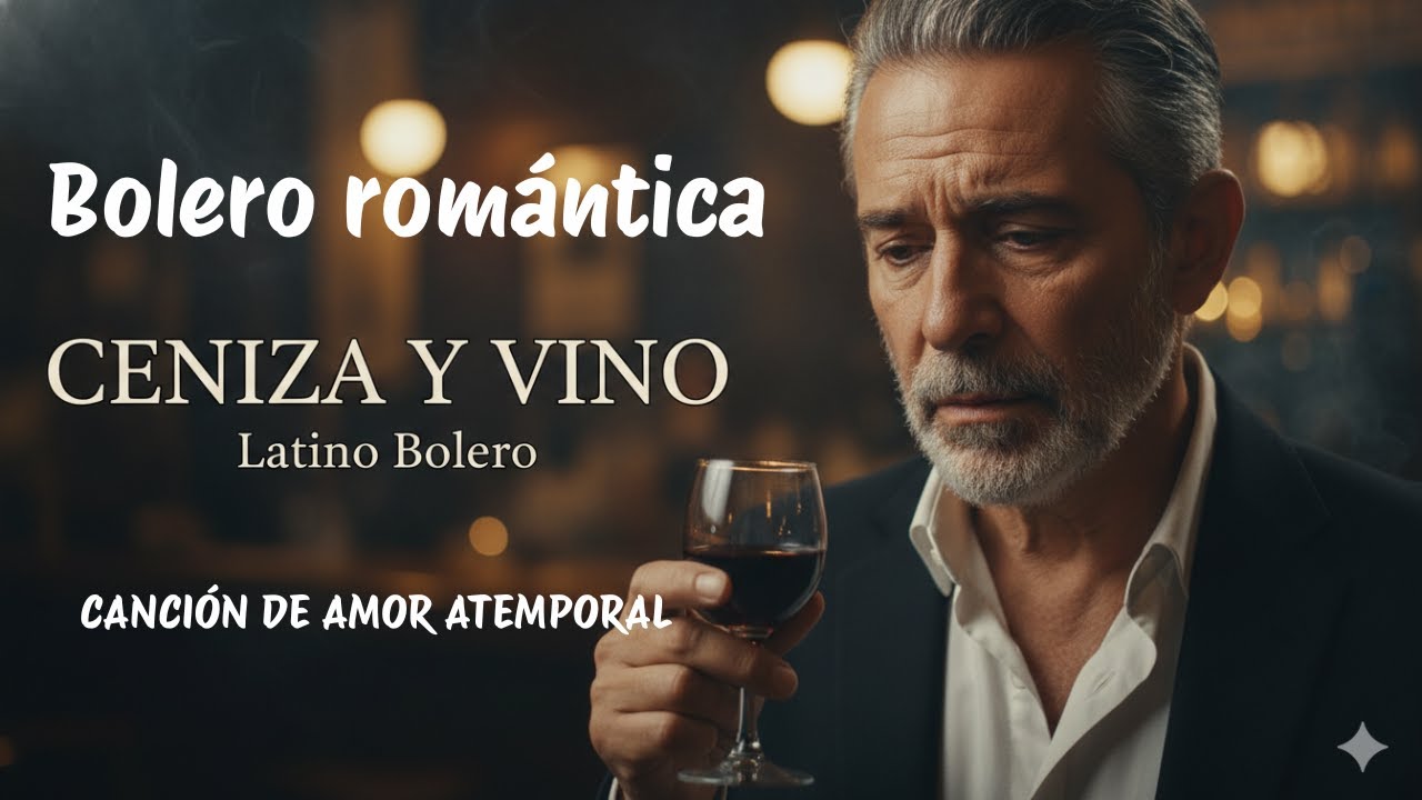 Ceniza y Vino, Bolero Romántico, Letra Completa, Canción de Amor y Nostalgia, Latino Bolero
