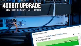 40GbE Homelab Upgrade - Mikrotik CRS326 24S 2Q RM Review & Setup