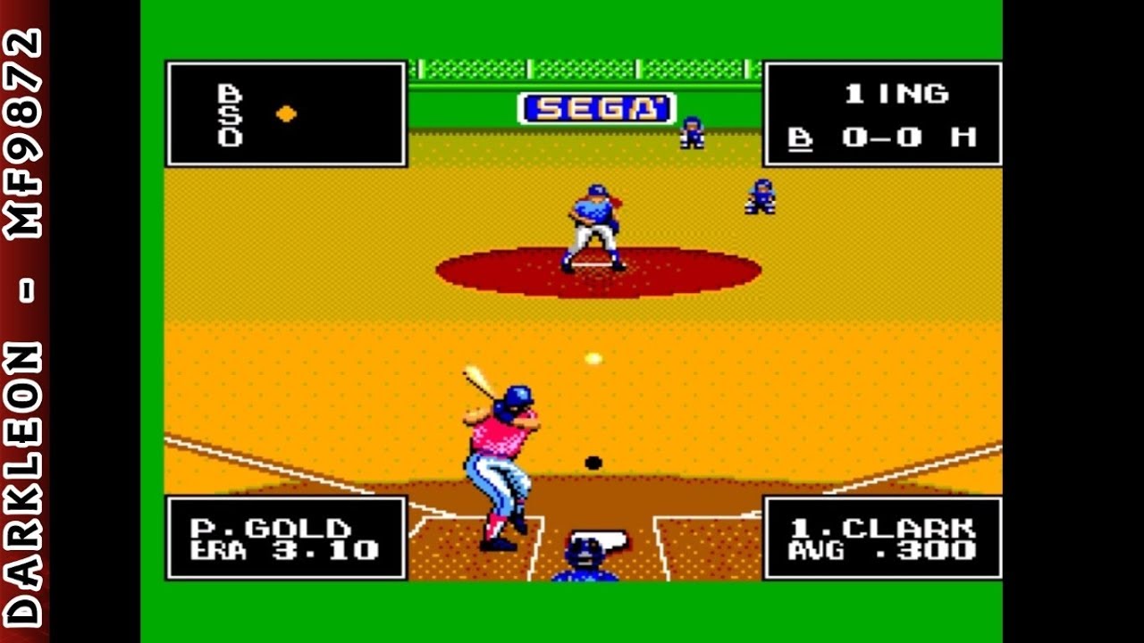 Jeu American Baseball Sega Master System - Version PAL Complète En Boîte - 1989
