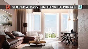 3ds Max Corona Render Lighting Tutorial || Arch viz by dino