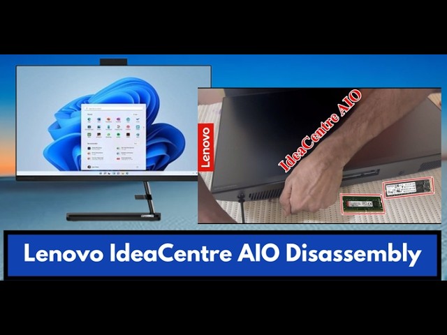 Lenovo IdeaCentre All-in-One Disassembly | Screen, RAM & HDD