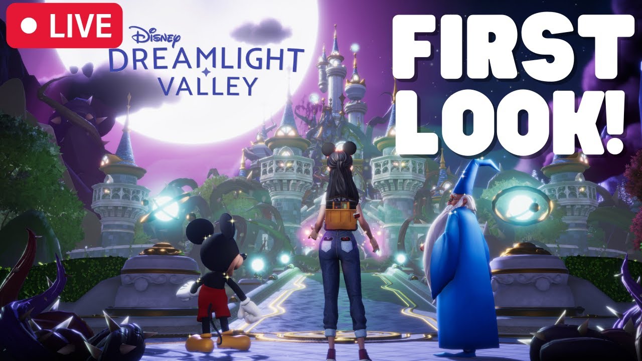 🔴 First Look at Disney Dreamlight Valley!!! Live Stream Disney